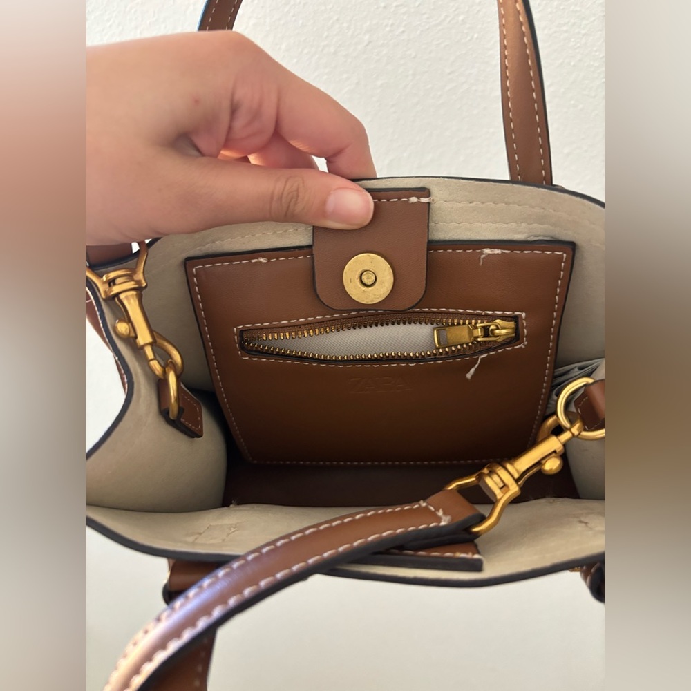 Zara mini shopper tote bag - Picture 5 of 5